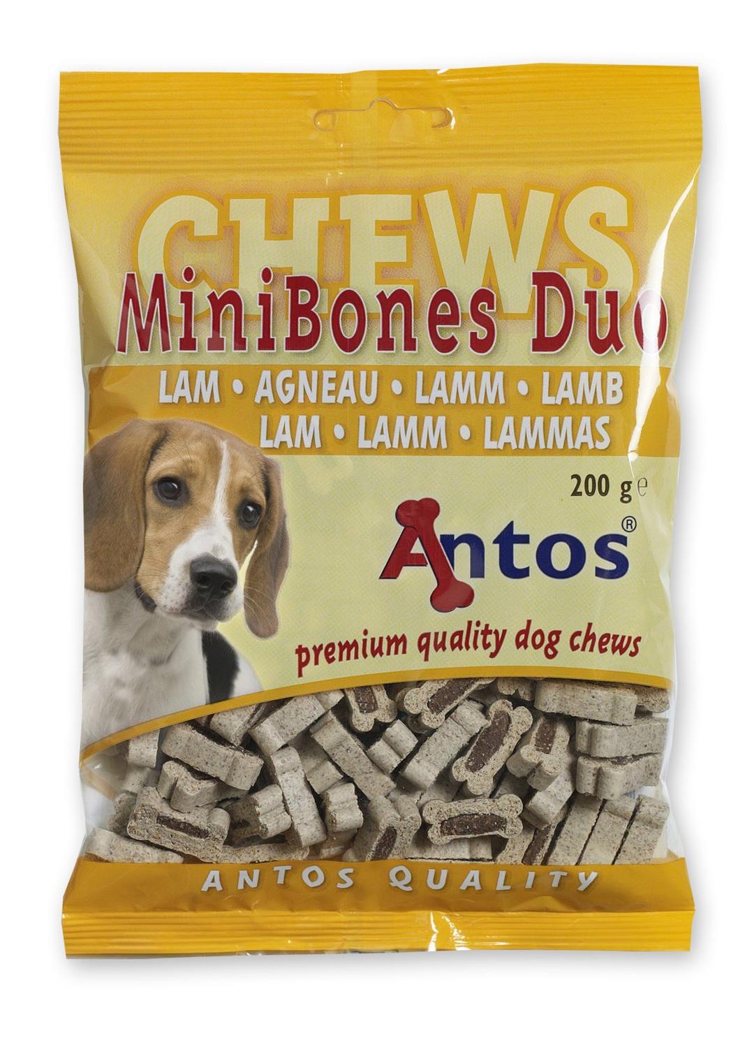 AntosMini Bones Lamb Dog Treats, 200 g