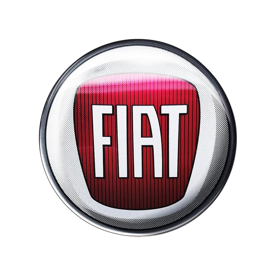 Fiat 21224 Official 3D Sticker Logo 58 mm