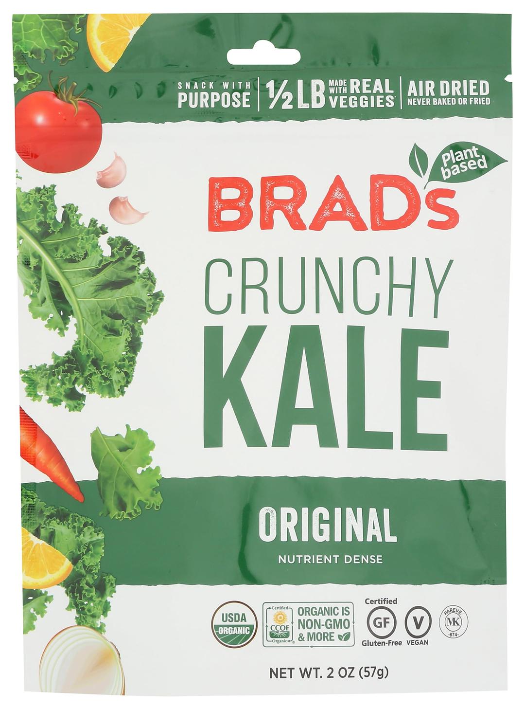 Brad's Plant BasedKale Chips, Original, 2 Oz