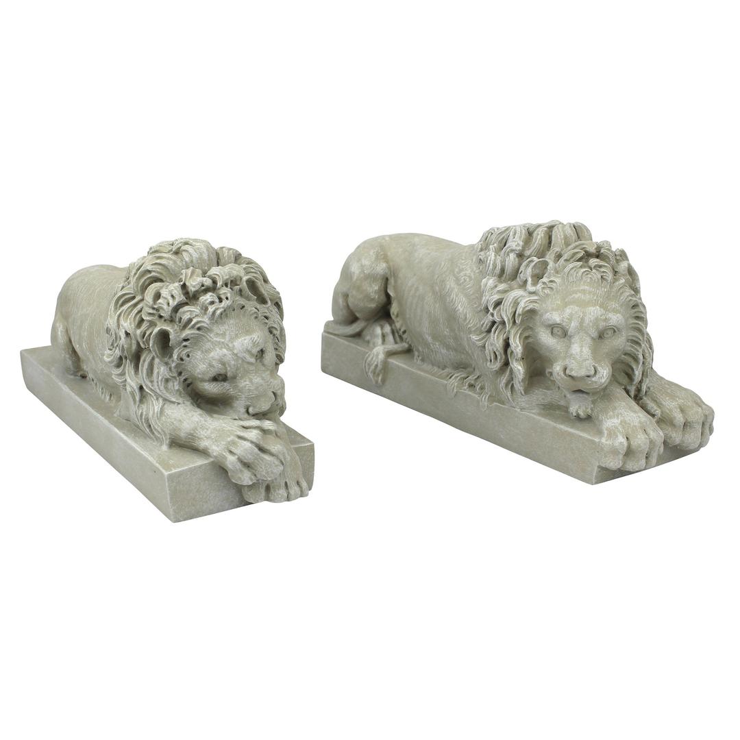 Design Toscano Lions from the Vatican Sculptures