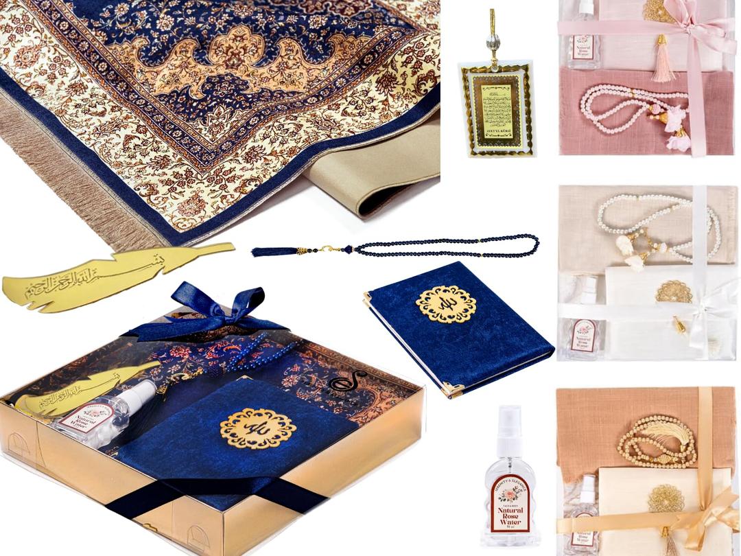 SERENITY & ELEGANCE Premium Quality Prayer Mat for Muslims | Soft, Durable, and Lightweight | Ideal for Home and Travel- Umrah Mubarak Gifts, Islamic Gifts for Men -