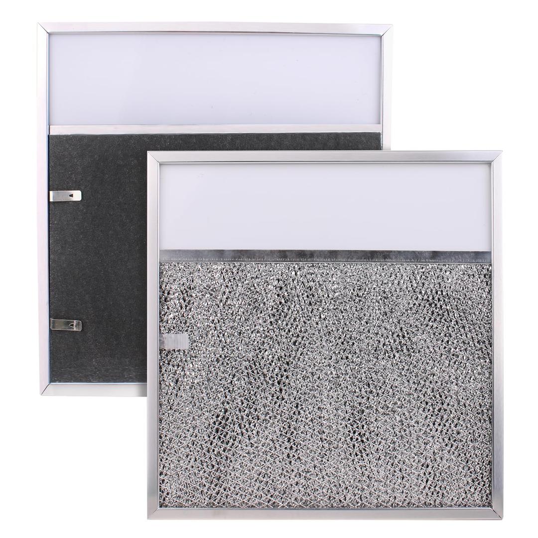 Range hood Filter Aluminum Filter with Light Lens 11-1/2 X 11-3/4 X 3/8 Thickened aluminum frame for Broan R610045, R610050, SR610045, Estate 883093, 883103, 883149, 1017892, 14210156, and more 1 Pcs