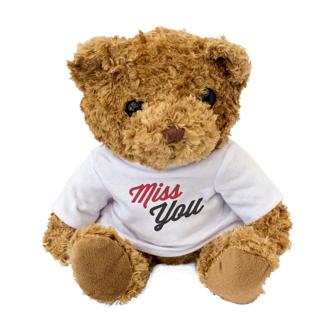 New Miss You - Cuddly Teddy Bear - I Miss You Present - Gift Missing You