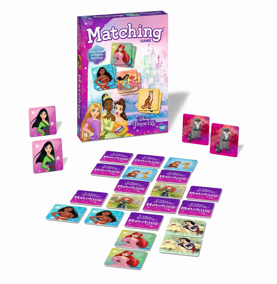 Wonder Forge Disney Princess Matching Game-Fun & Quick Memory Game for Kids | Engaging Toy for Ages 3-5 Years | Features Beloved Disney Princesses | Ideal for Solo or Family Play (Packaging May Vary)