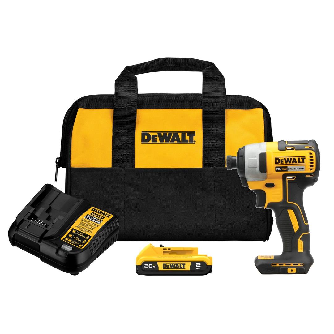 DEWALT20V MAX Impact Driver, 1/4 Inch, Battery and Charger Included (DCF787D1)