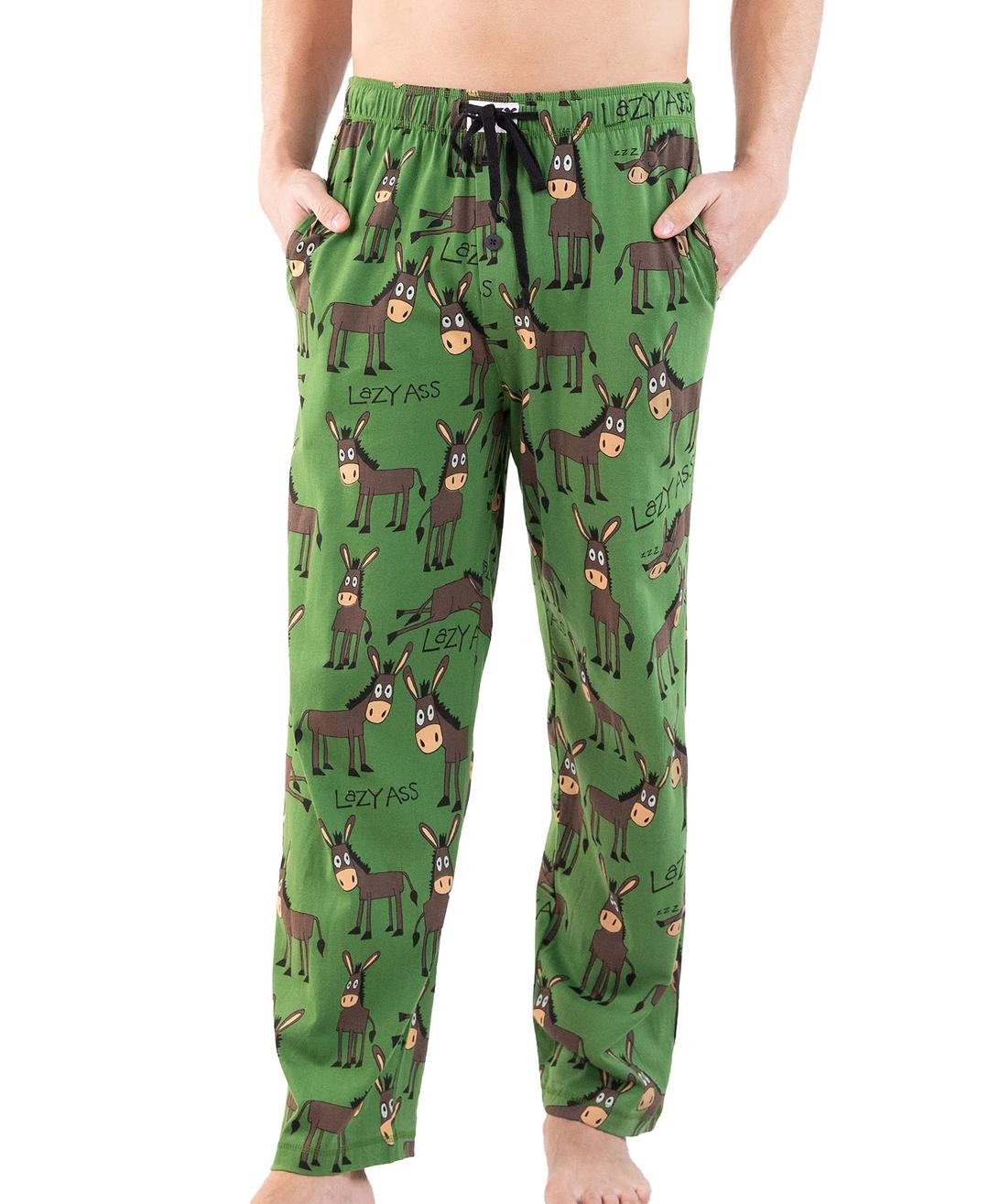 Lazy One Animal Pajama Pants for Men, Men's Separate Bottoms, Lounge Pants