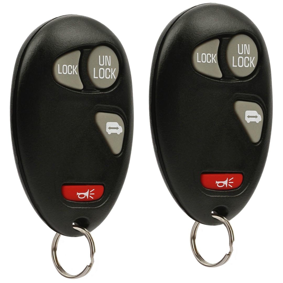 Key Fob Keyless Entry Remote fits Chevy Venture / Oldsmobile Silhouette / Pontiac Montana 2001 2002 2003 2004 2005 (L2C0007T), Set of 2