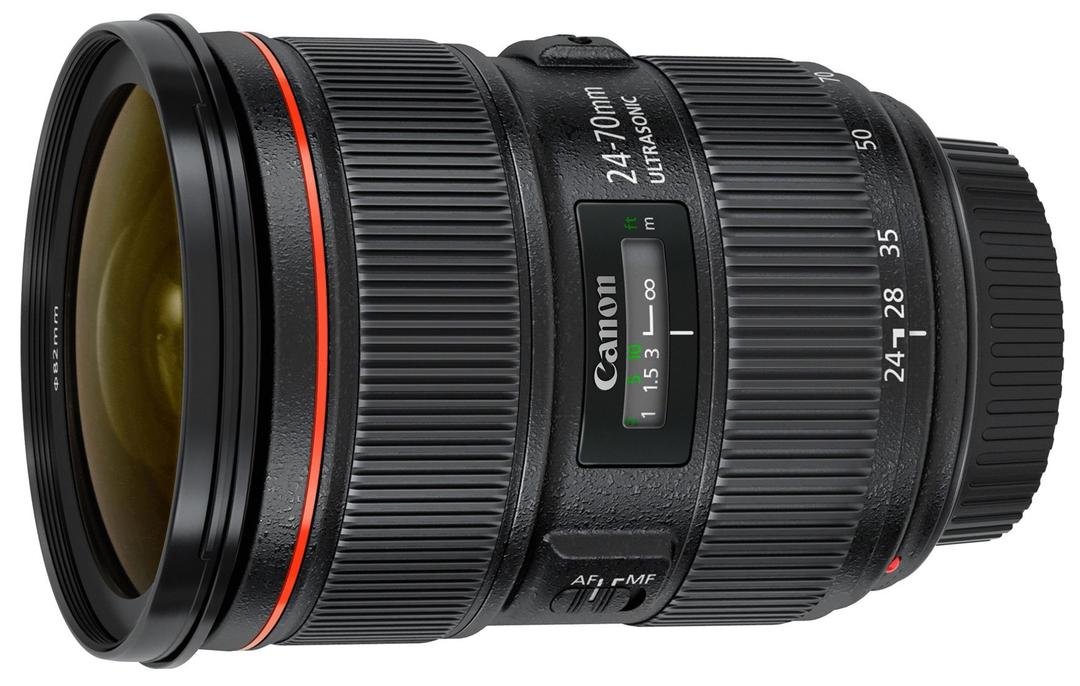 Canon 5175B002-cr EF 24-70mm F/2.8L II USM Standard Zoom Lens, Black (Renewed)