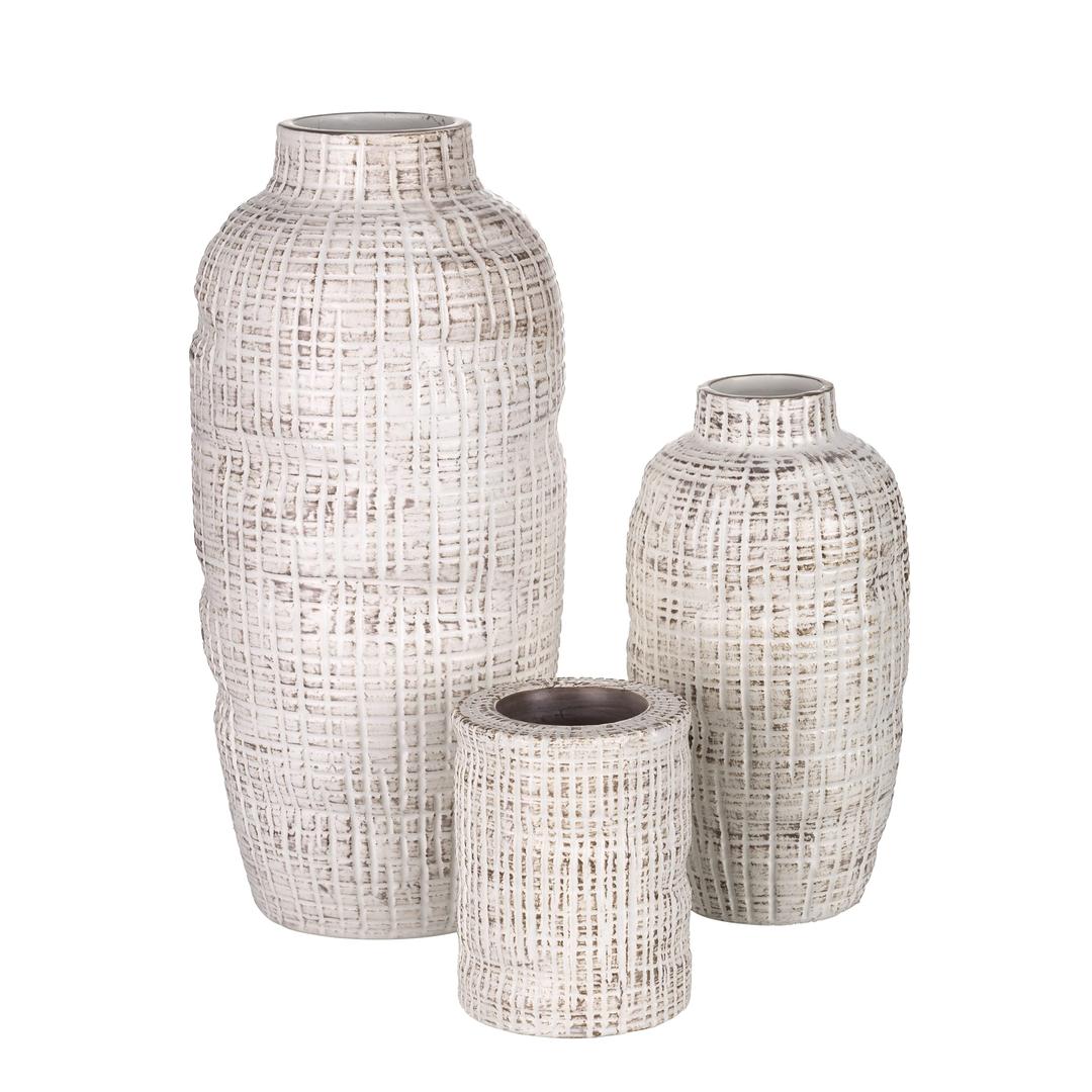 TERESA'S COLLECTIONS Large Ceramic Terracotta Vases, Farmhouse Decorative Vase for Home Decor, Rustic Vases with Candle Holder for Living Room,Table Centerpiece Ideal Housewarming Gifts for Mom,11"