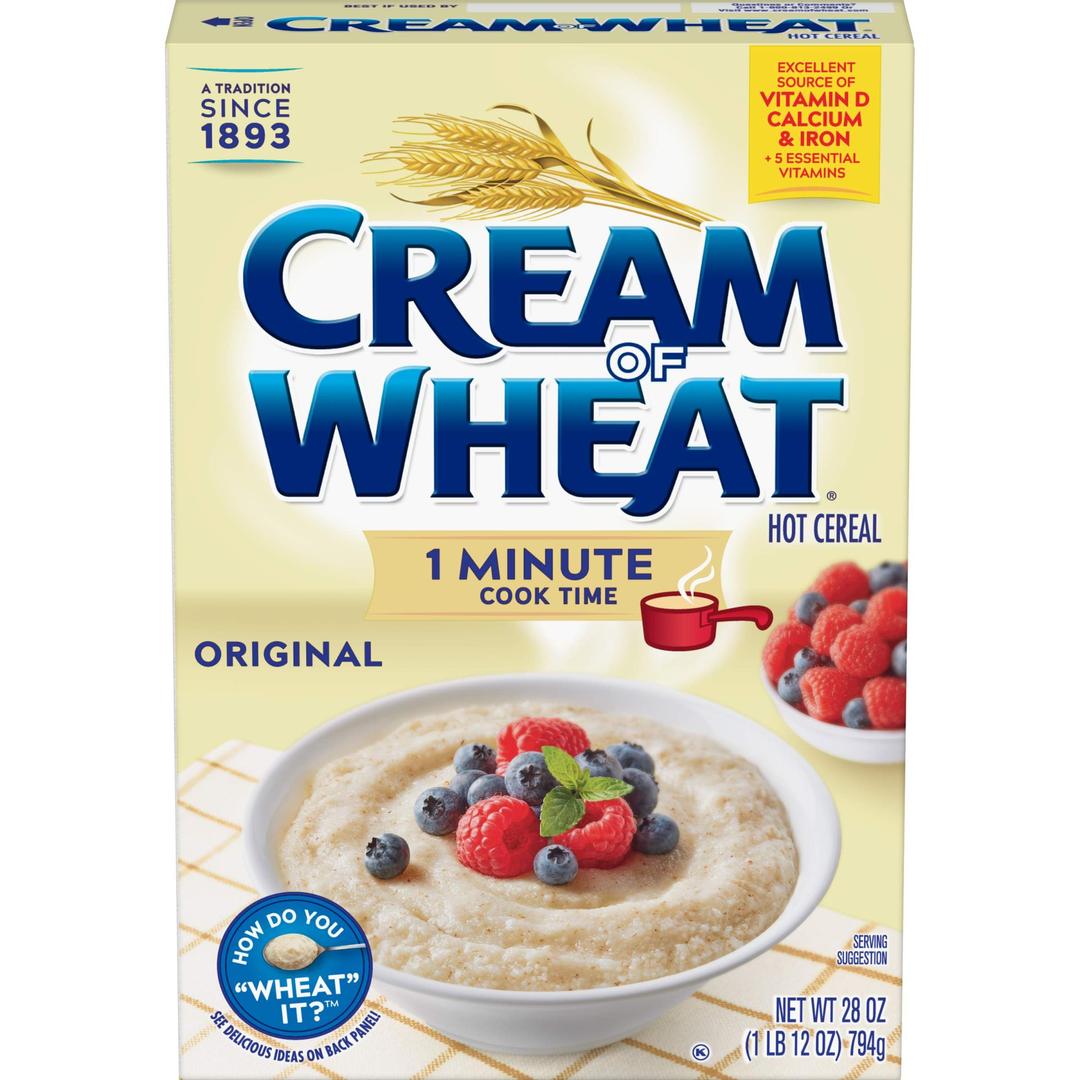 Cream of Wheat Original Stove Top Hot Cereal, 1 Minute Cook Time, 28 Ounce