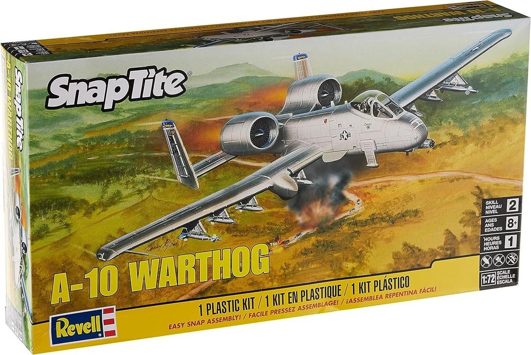 RevellSnapTite A-10 Warthog Plastic Model Kit , White