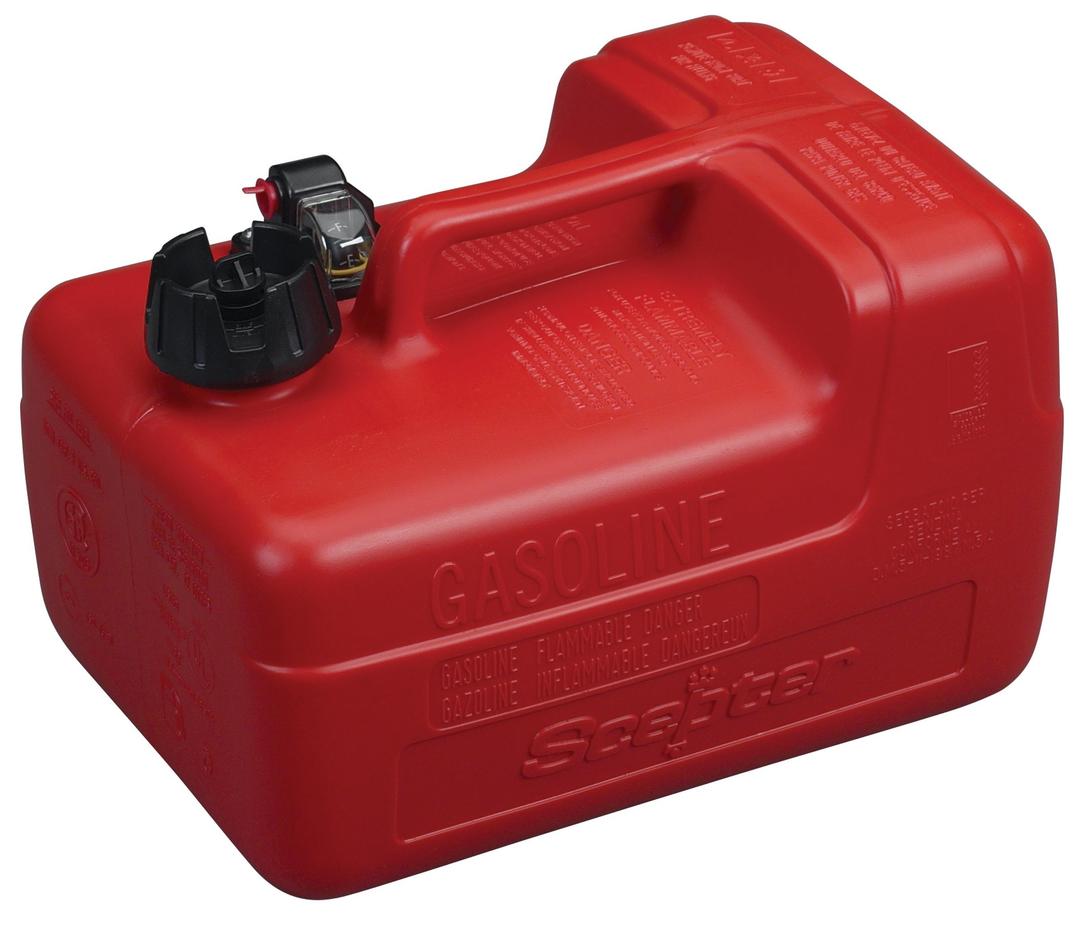 Moeller Scepter Topside Marine Fuel Tank with Gauge (3.2-Gallon)