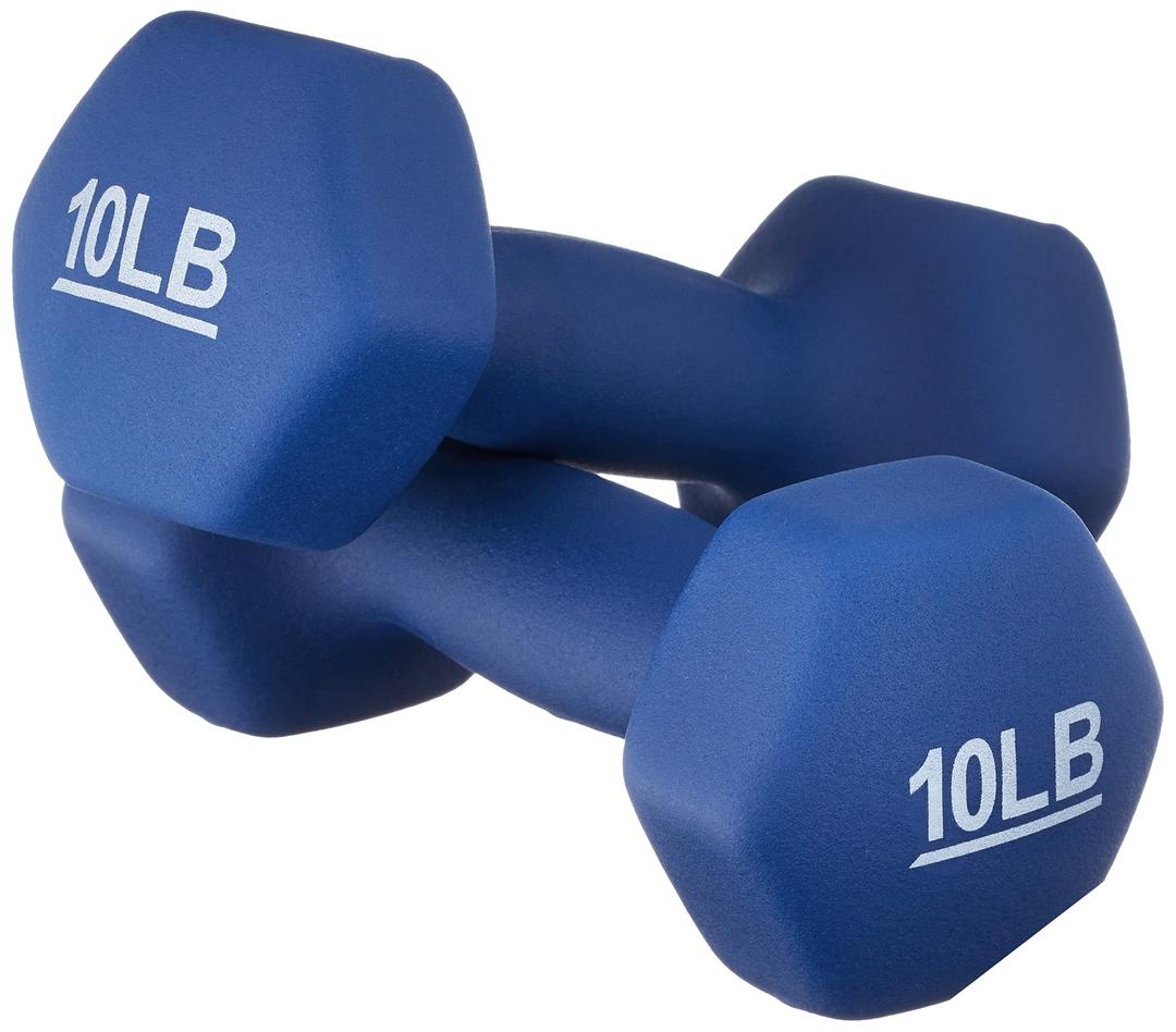 Amazon Basics Neoprene Dumbbell Hand Weights