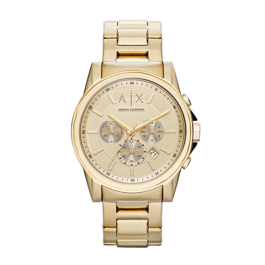 AX Armani Exchange Chronograph Watch for Men with Leather, Stainless Steel or Silicone Band