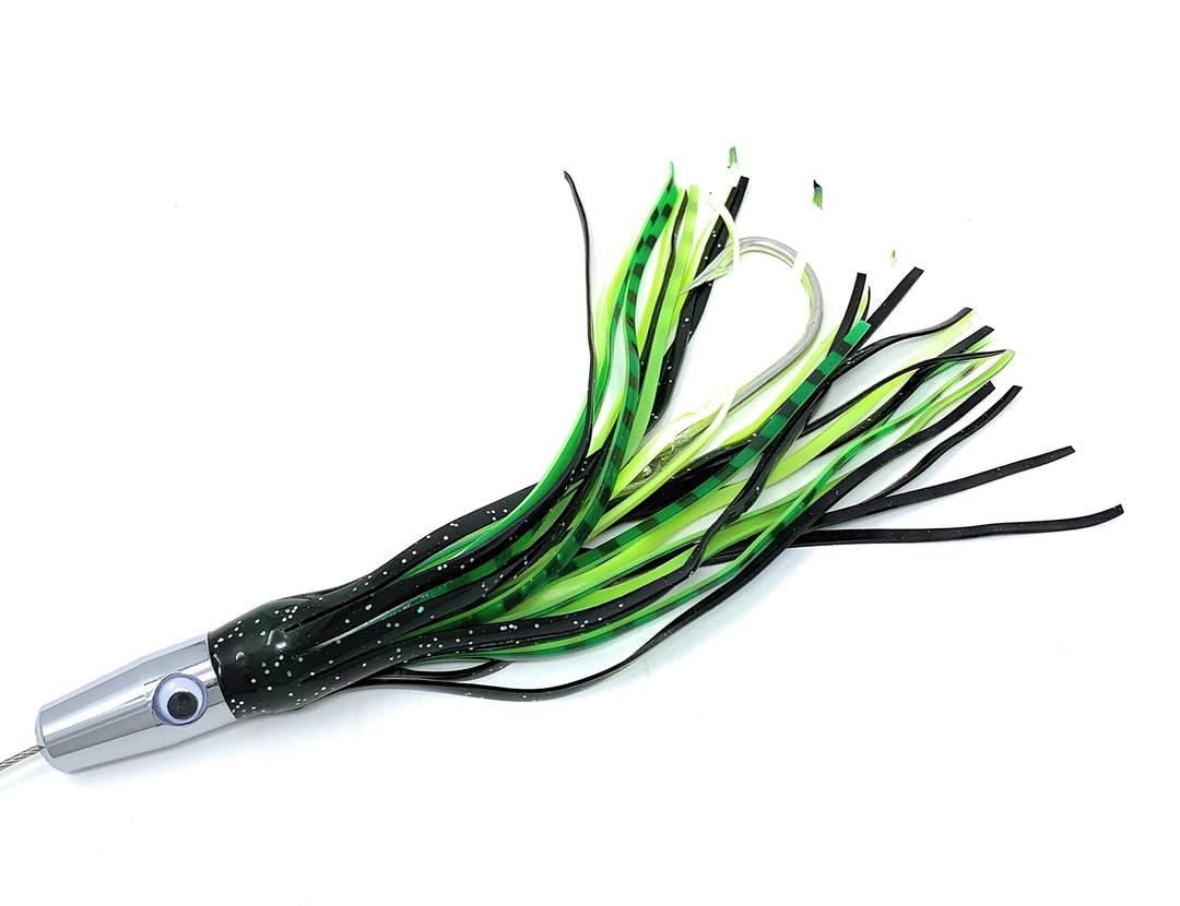 Torpedo High Speed Wahoo Trolling Lures Wire Cable Rigged Wahoo Lures