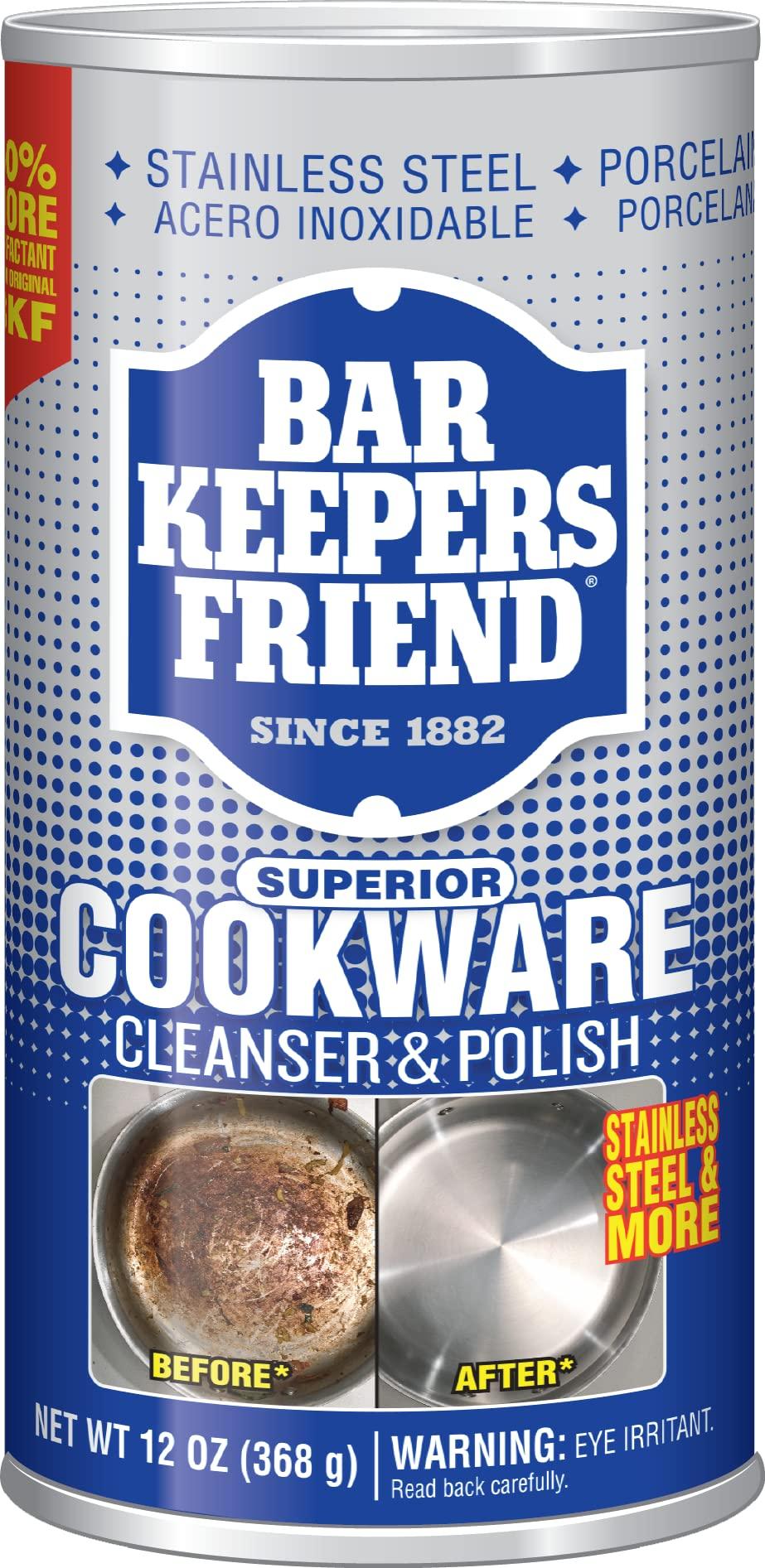 Bar Keepers FriendSuperior Cookware Cleanser & Polish | 12-Ounces | 1-Unit