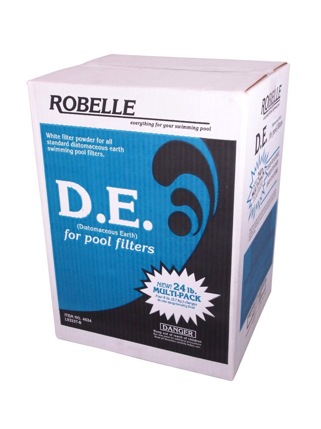 Robelle 4024 Diatomaceous Earth DE Pool Filter Powder, 24-Pounds