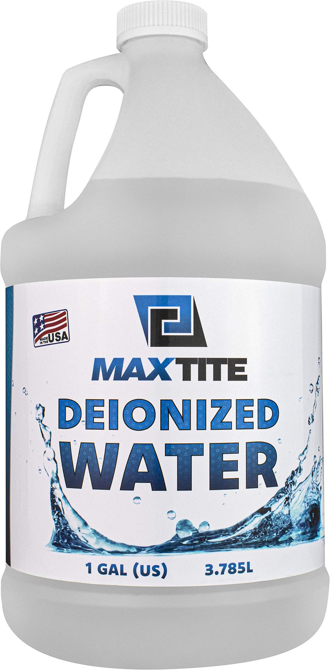 MAXTITE Type II Deionized Water - Laboratory Grade (1 Gallon)