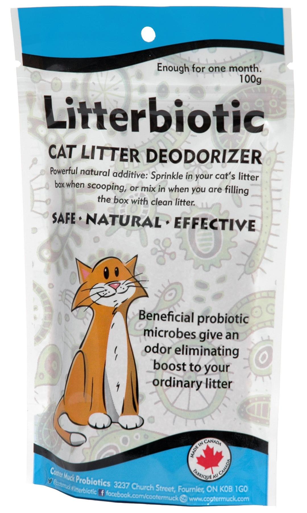 Cat Litter Deodorizer - Keep Your Cat Healthy and Your Home Odor-free - Naturally Removes Odors Without Perfumes