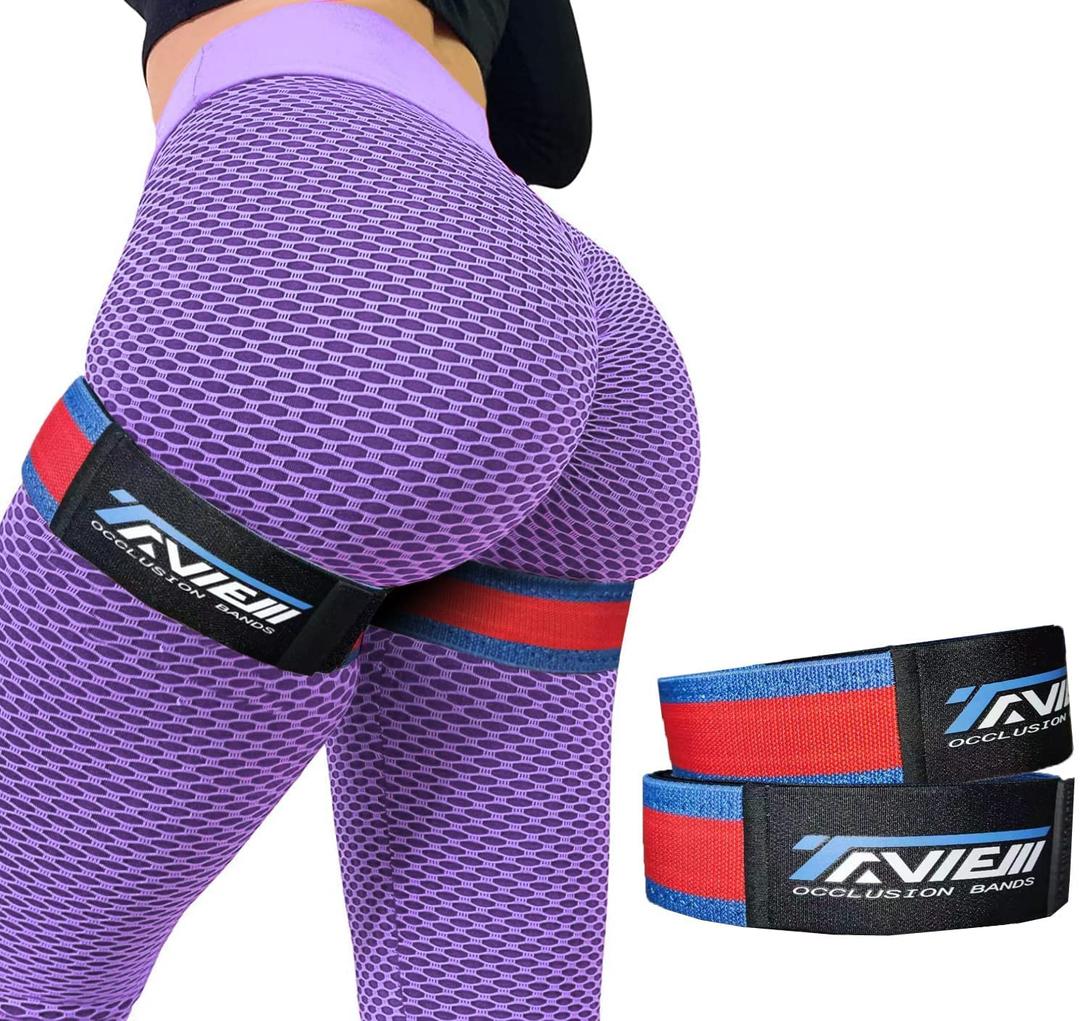 Occlusion Bands for Women Glutes & Hip Building, Blood Flow Restriction Bands BFR Bundle Booty Bands, Best Fabric Resistance Bands for Exercising Your Butt, Squat, Thigh, Fitness