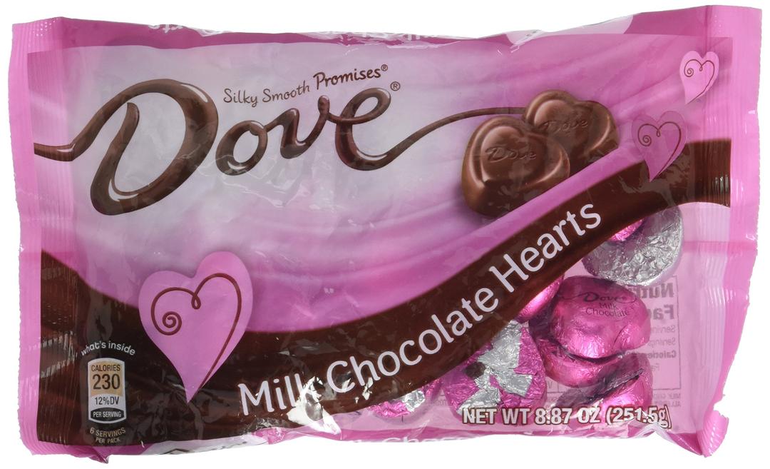 DoveValentines Heart Promises, Milk Chocolate, 8.87-Ounce Package