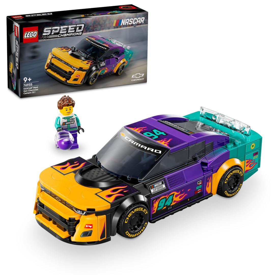 LEGO Speed Champions NASCAR Next Gen Chevrolet Camaro ZL1 76935 (328 Pieces)