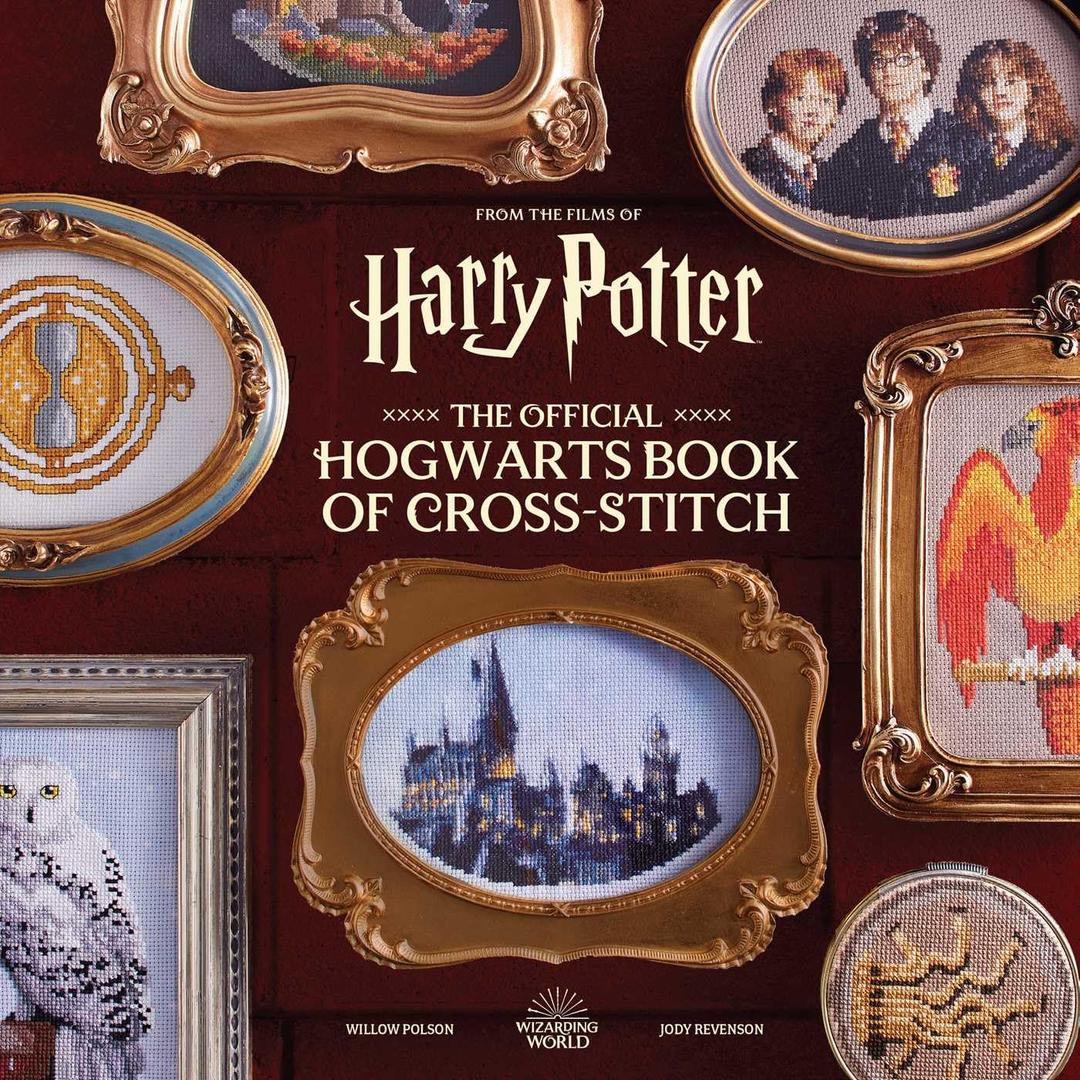 Harry Potter: The Official Hogwarts Book of Cross-Stitch Hardcover – August 13, 2024