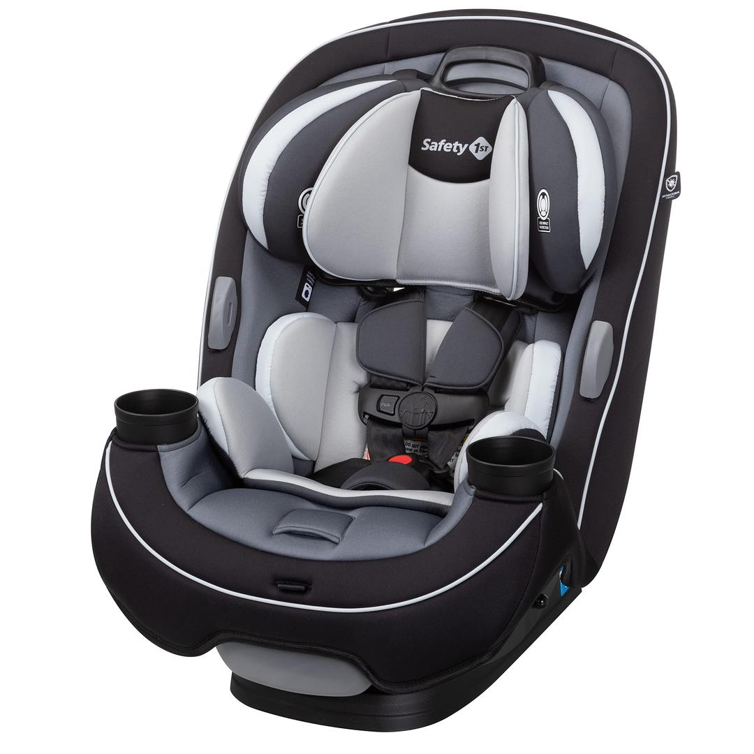 Safety 1st Grow and Go All-in-One Convertible Car Seat, Rear Facing Car Seat 5-40 lbs, Forward Facing Car 30–65 lbs, High Back Booster Seat 40-100 lbs, Carbon Ink