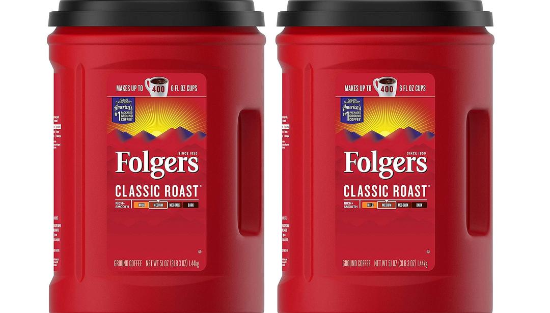 Folgers Classic Roast Ground Coffee (51 oz.), 2 Pack (Limited Edition)