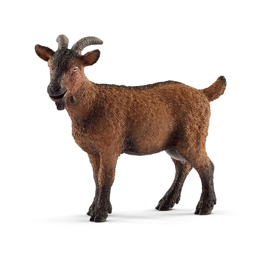 Schleich Farm World Realistic Goat Figurine - Highly Detailed and Durable Farm Animal Toy, Fun and Educational Play for Boys and Girls, Gift for Kids Ages 3+