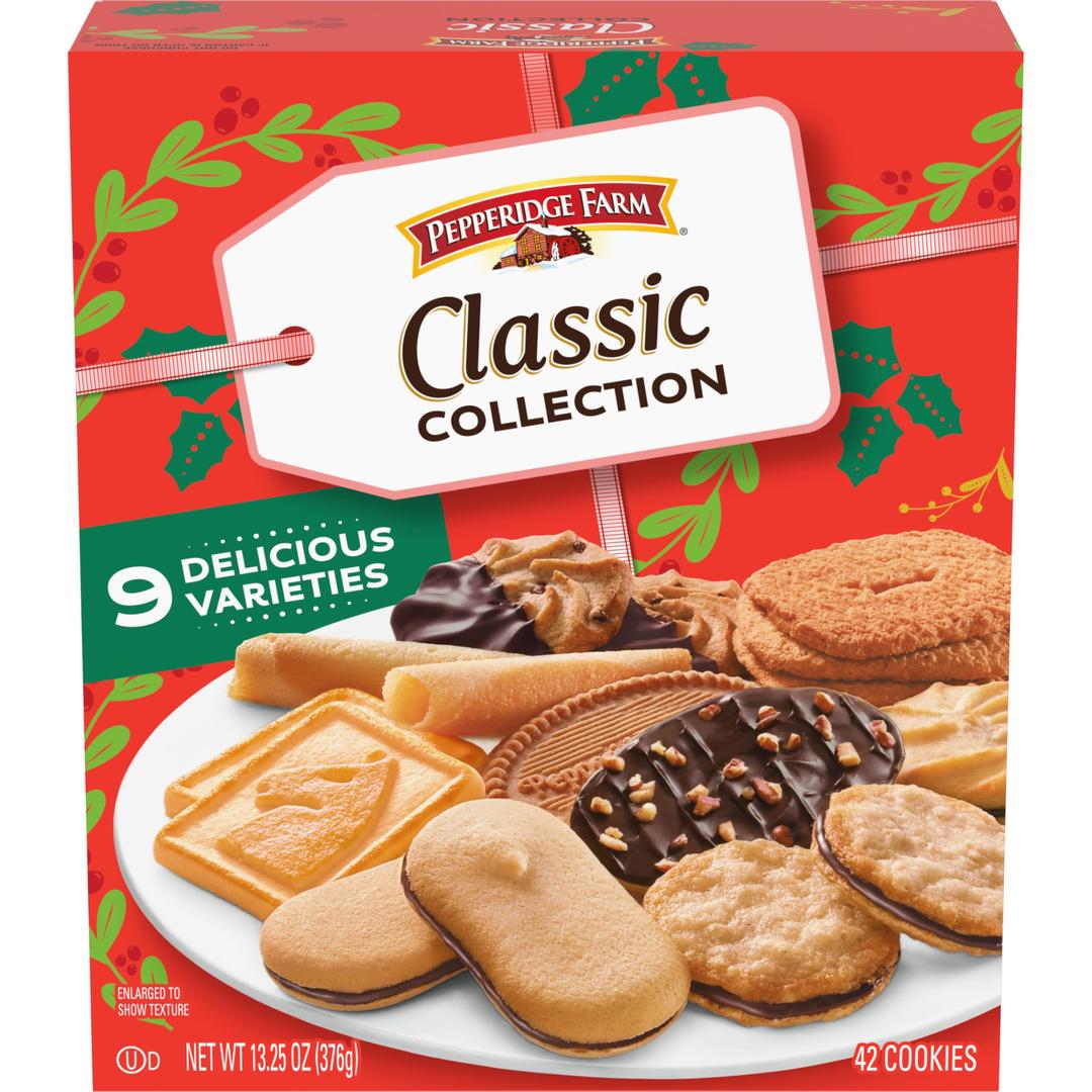 Pepperidge FarmCookies Classic Collection, 9 Cookie Varieties, 13.25 Oz. Box