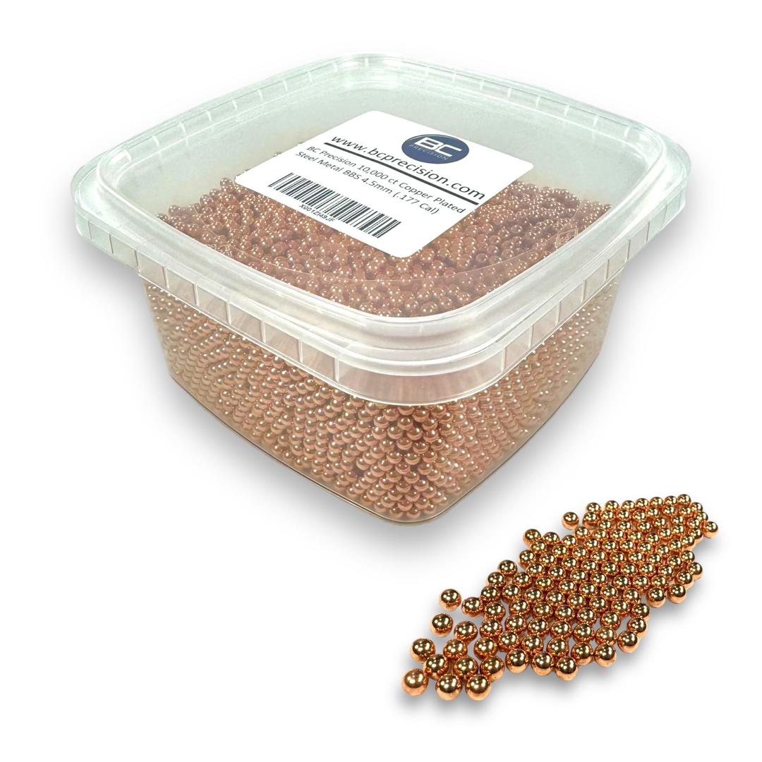 10,000 ct Copper Plated Steel Metal BBS 4.5mm (.177 Cal) - BC Precision