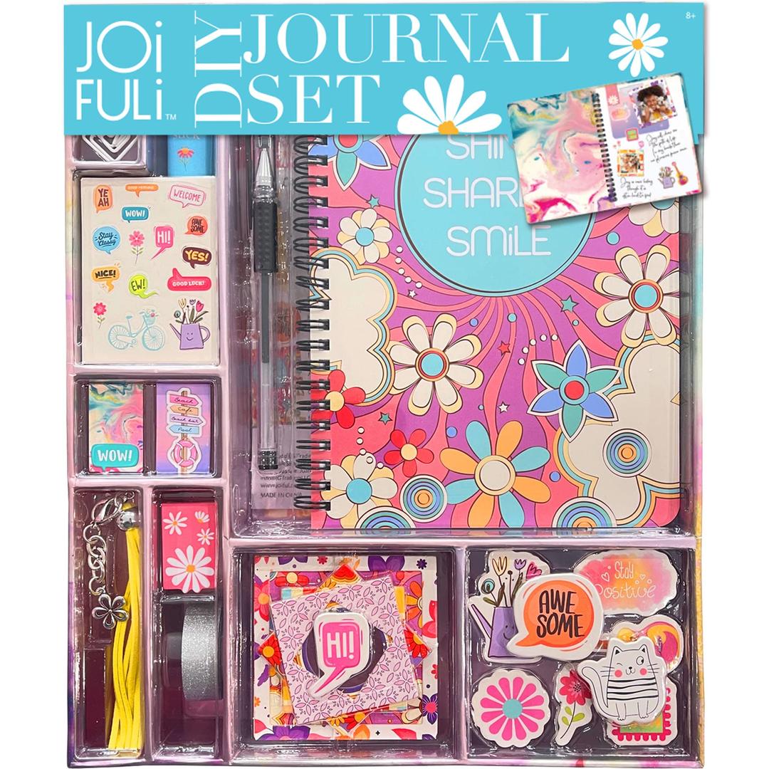 JOiFULi DIY Journal Set for Girls Gifts Ages 8 9 10 11 12 13 Years Old and Up