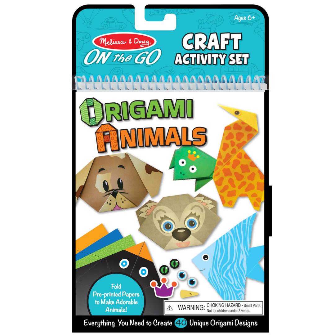 Melissa & DougMelissa & Doug On the Go Origami Animals Craft Activity Set - 38 Stickers, 40 Origami Papers - Travel Activity, Arts And Crafts, kids for Ages 5+