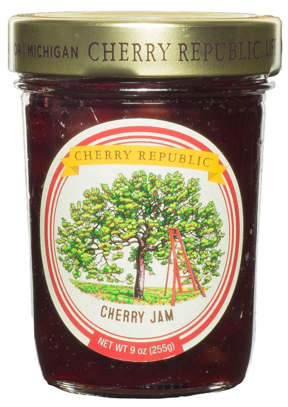 Cherry Republic Cherry Jam - Generous Chunks of Michigan Tart Cherries - 9 oz Jar