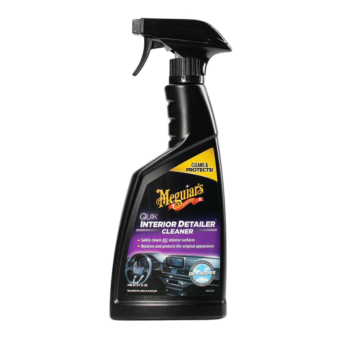 Meguiar’s Quik Interior Detailer - This Non-Greasy Formula Cleans and Protects All Interior Surfaces - Easy Cleaning and Interior Detailer - 16 Oz