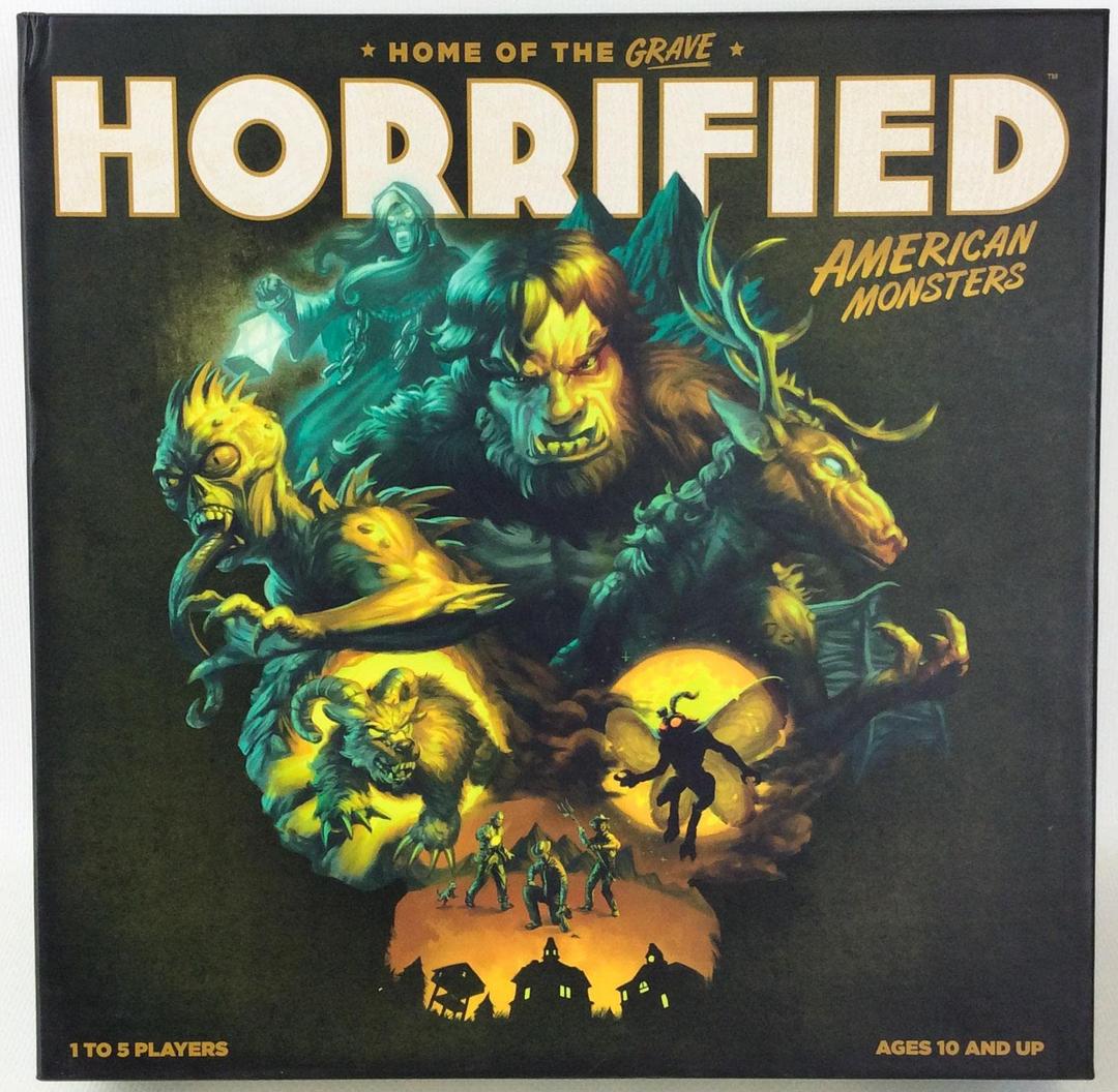 Ravensburger Horrified: American Monsters Strategy Board Game - Engaging and Scalable Gameplay | Classic Cryptids Adventure | Perfect for Family Game Nights | Ages 10 & Up