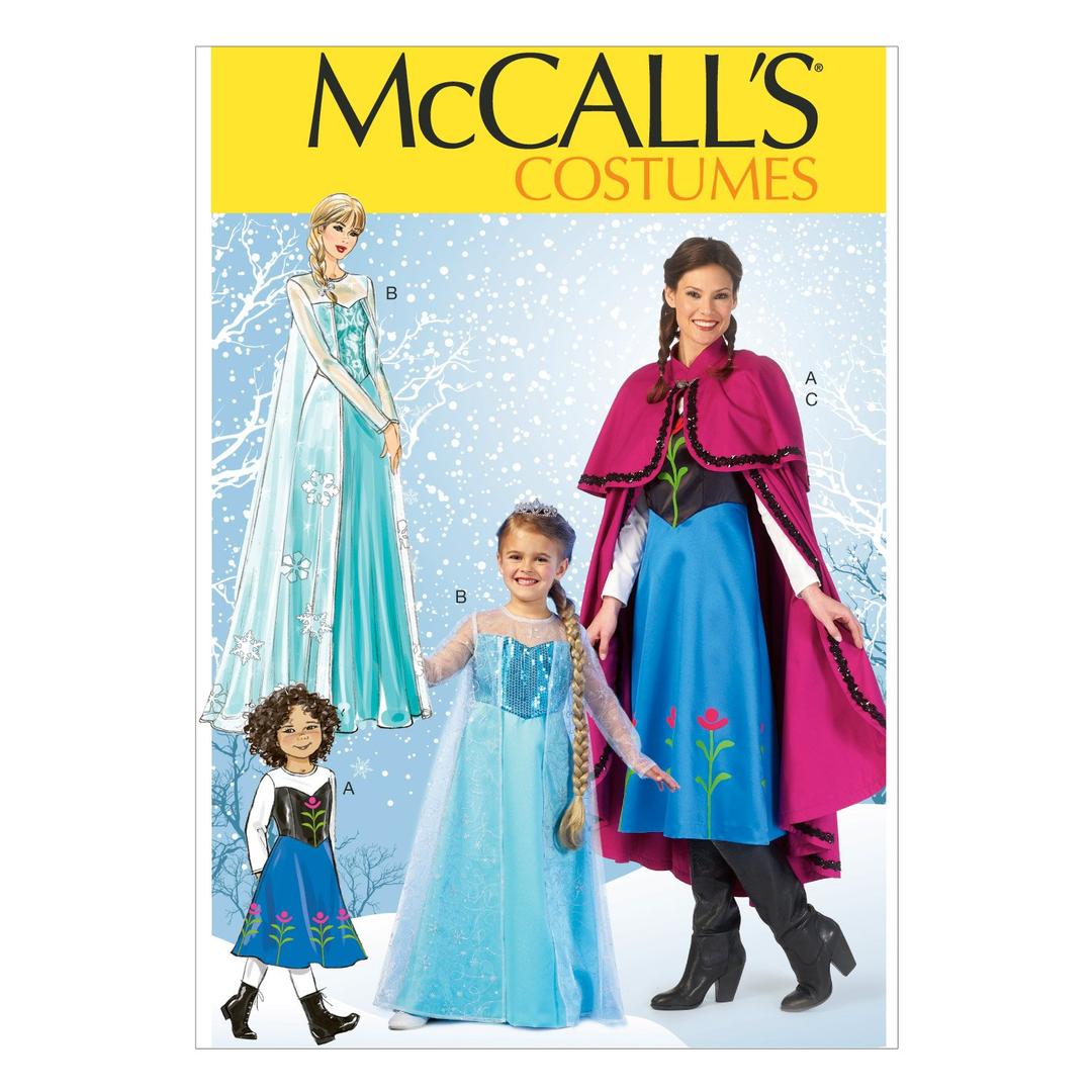 McCall'sM7000 Women and Girl's Fairy Tale Snow Princess Costume Sewing Pattern, Sizes 3-14