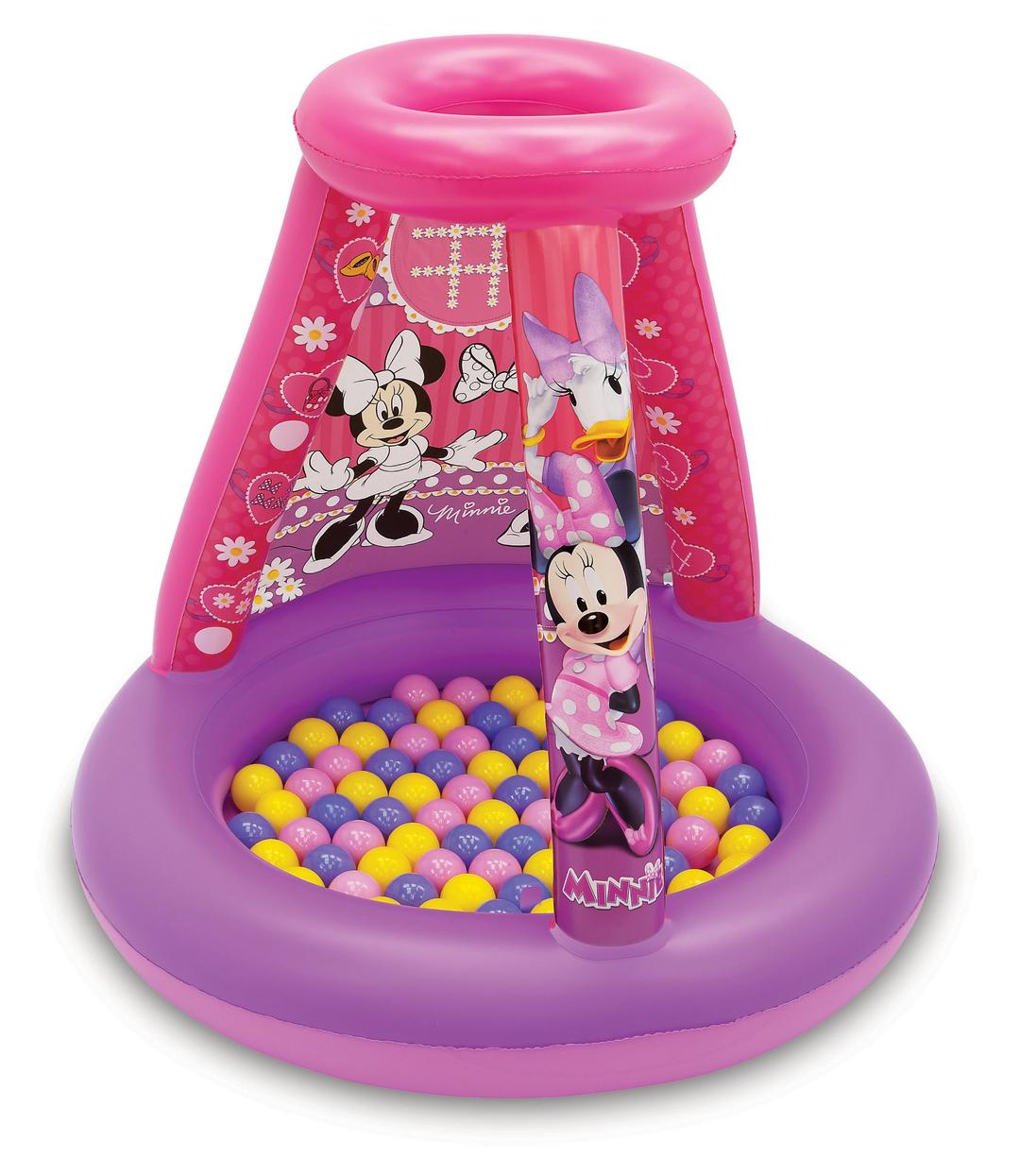 Minnie Mouse Ball Pit, 1 Inflatable & 20 Sof-Flex Balls, Pink, 37"W x 37"D x 34"H