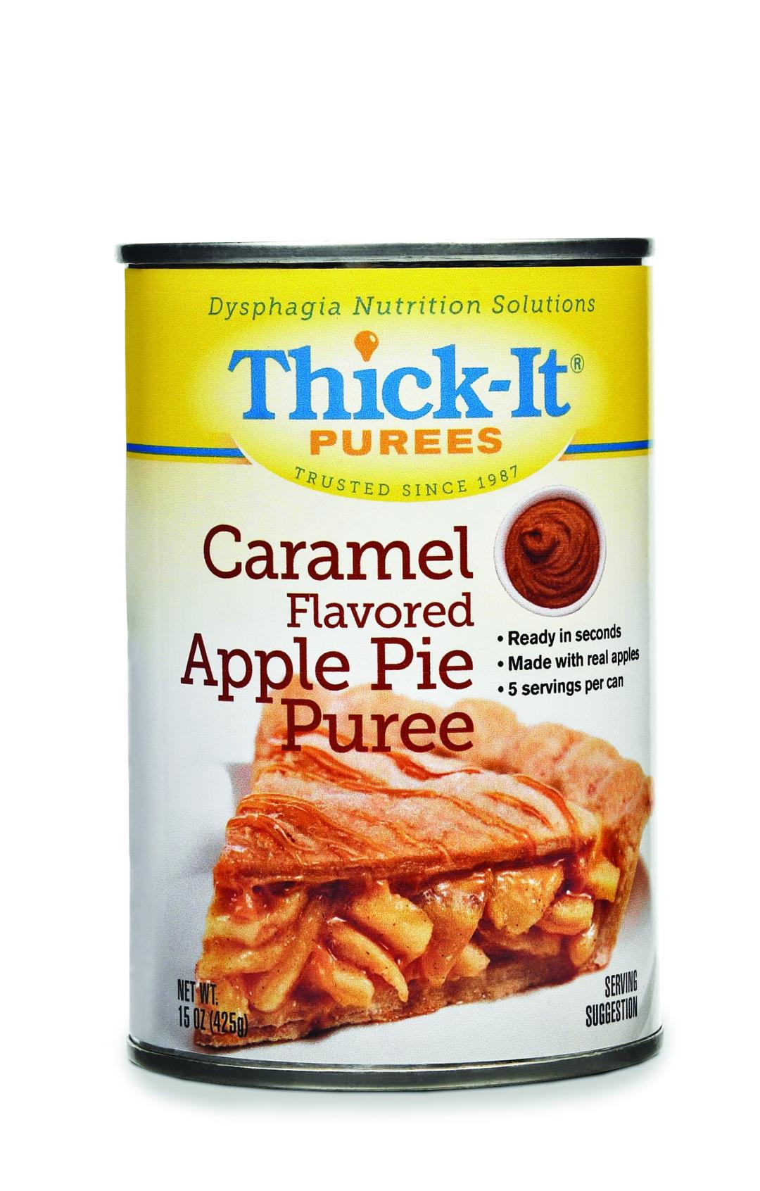 Thick-It Purees Caramel Flavored Apple Pie, 15 oz Can (Pack of 12)