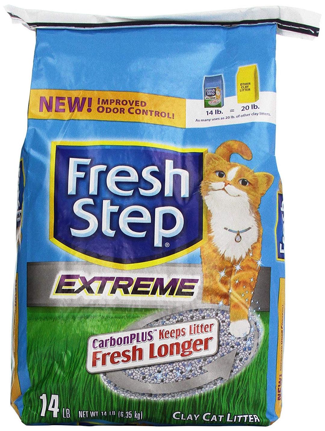 Fresh Step Extreme Clay Cat Litter 14-lb bag