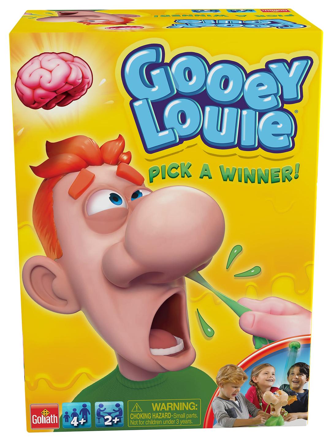 Goliath Gooey Louie - Pull The Gooey Boogers Out Until His Head Pops Open Game, Green