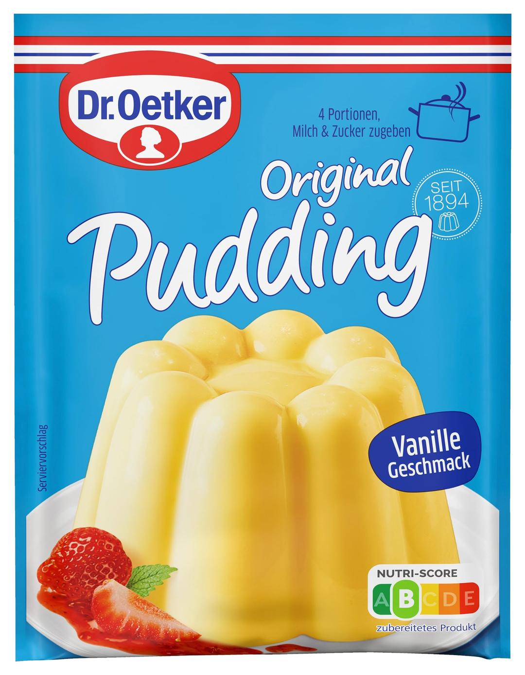 Dr. Oetker Original German Vanille Pudding 3x37g | Pack of 3