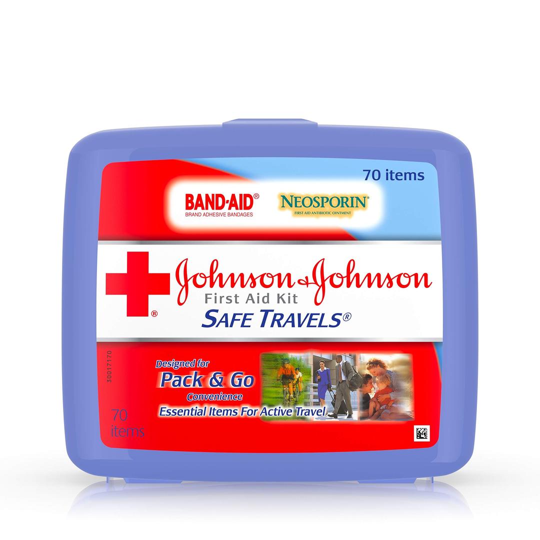 Red Cross Safe Travels First Aid Kit-70 ct