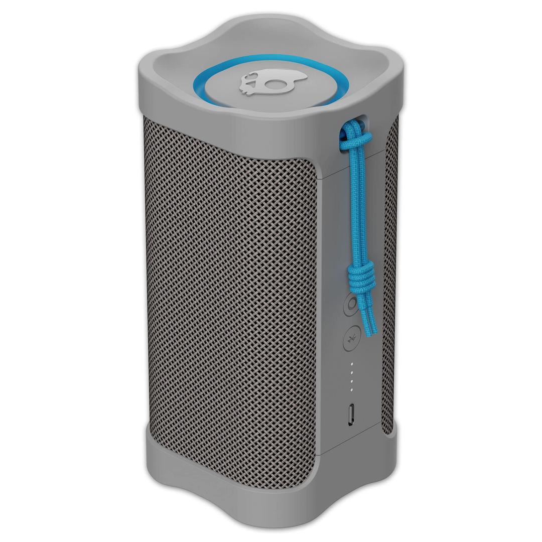 Skullcandy Terrain Wireless Bluetooth Speaker - IPX7 Waterproof Portable Speaker with Dual Custom Passive Radiators, 14 Hour Battery, Nylon Wrist Wrap, & True Wireless Stereo