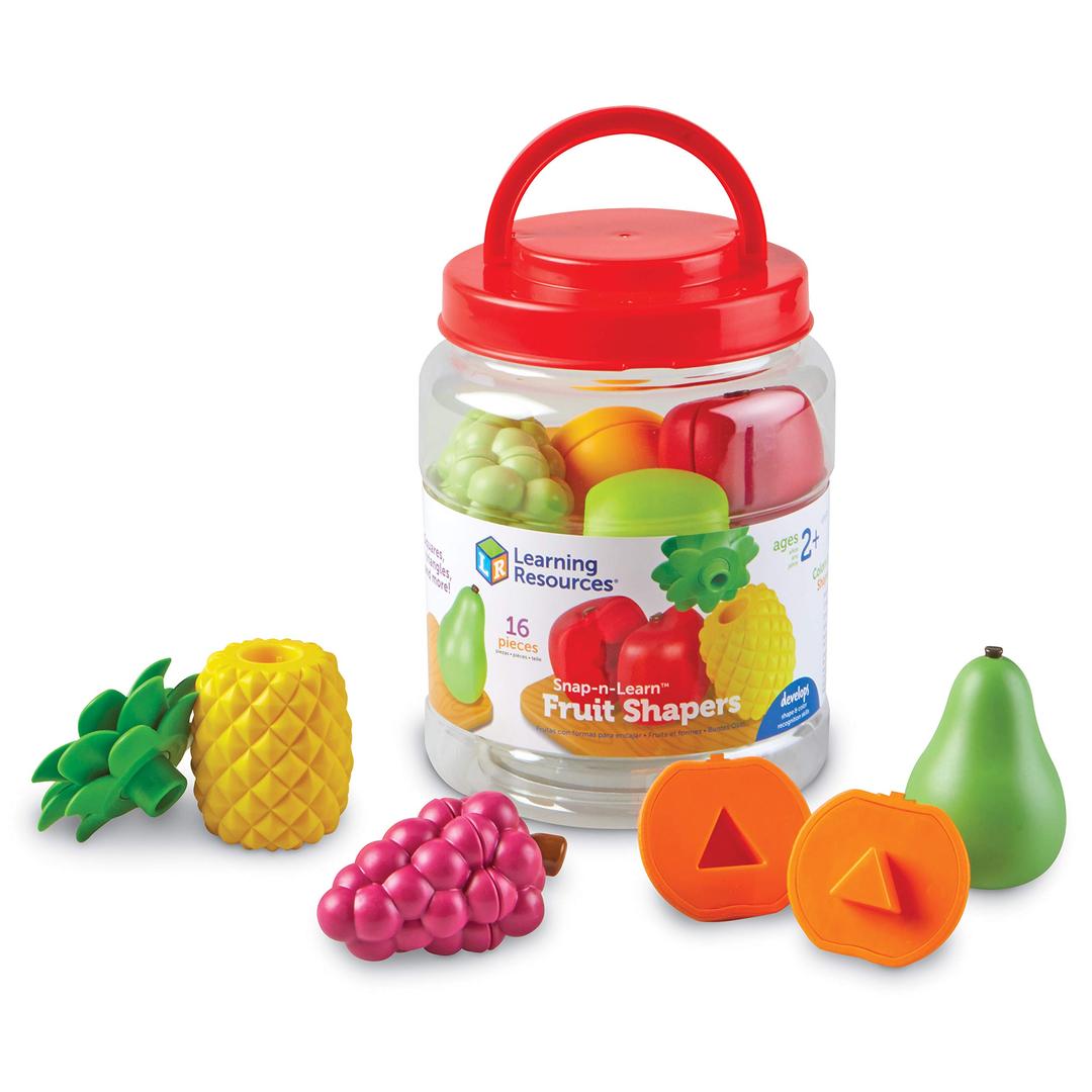 Learning ResourcesSnap-n-learn Fruit Shapers,Fine Motor Toy for Toddlers, Ages 2+