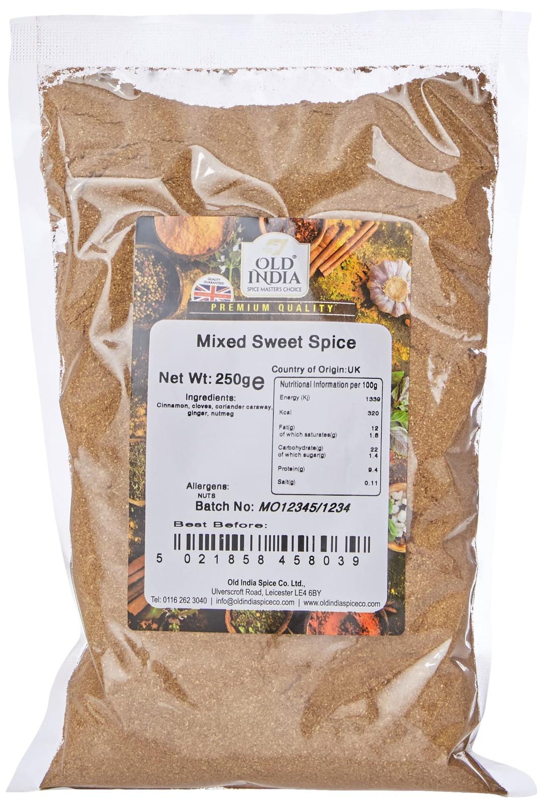 Old India Mixed Sweet Spice 250g