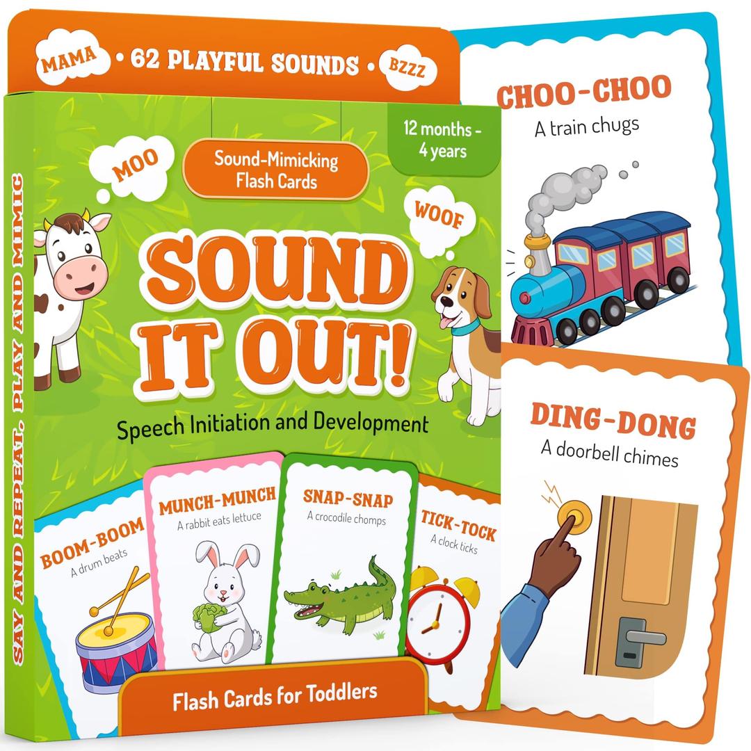 Speech Therapy Toys & Materials for Toddlers 1-3 & 3-4