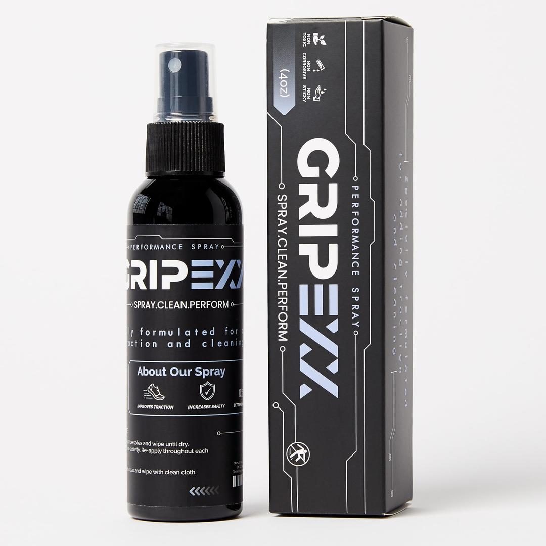 2 in 1 Sports Shoe Grip Spray, Provides Traction and Rejuvenates Soles. Multipurpose Grip Spray for Cleaning and Improving Basketball Shoe Grip. Anti Slip & Performance Enhancer