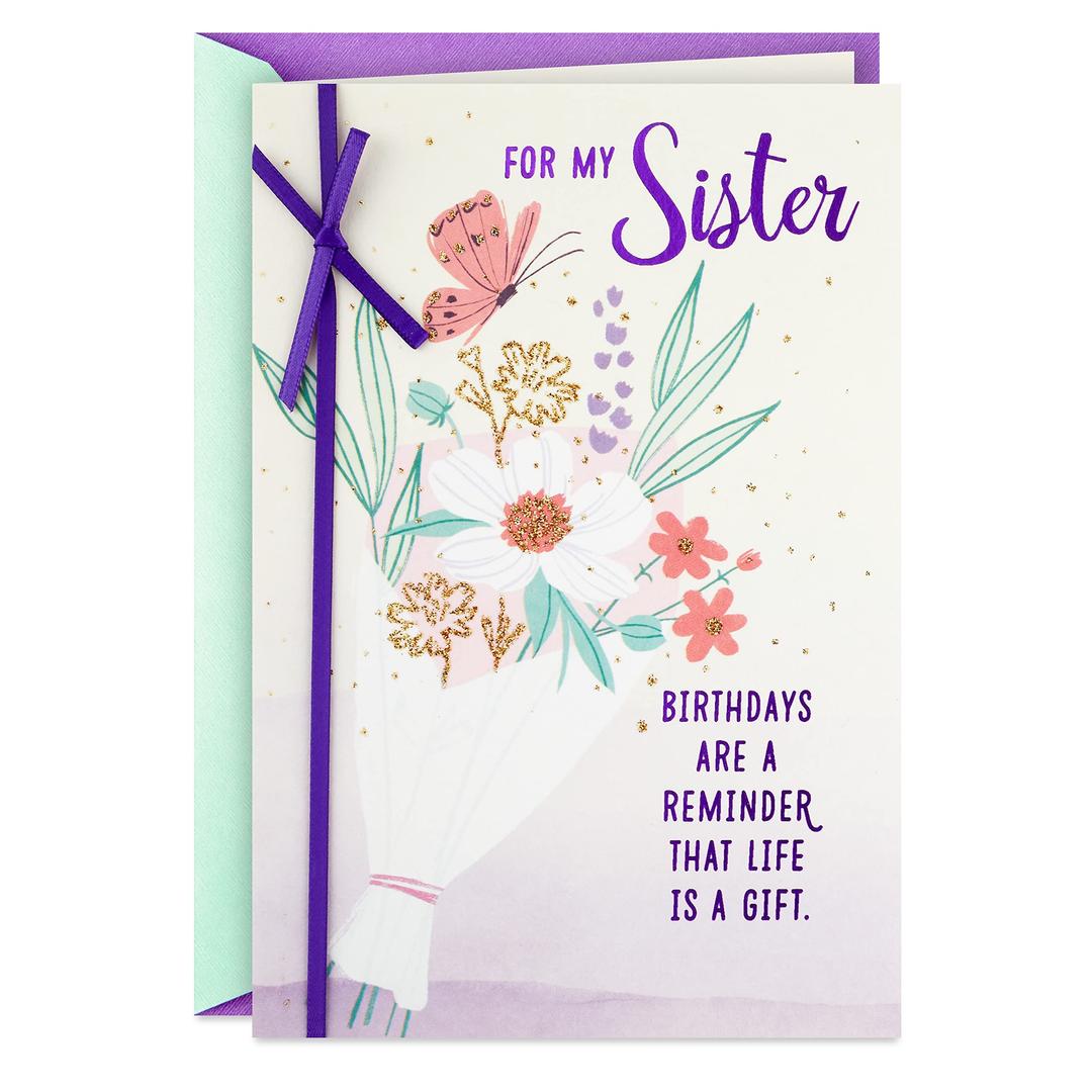 HallmarkBirthday Card for Sister (Life is a Gift)